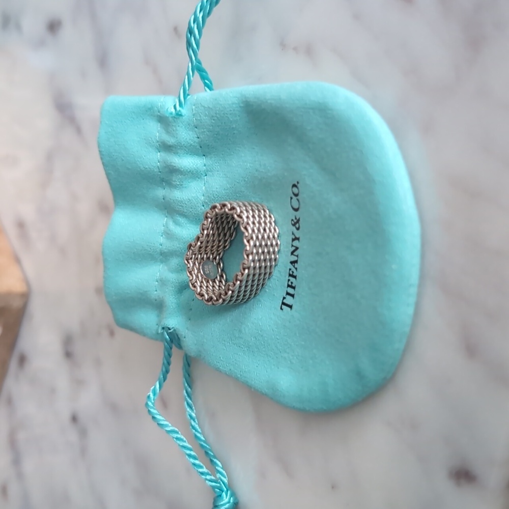 Tiffany & Co. Vintage Somerset mesh ring